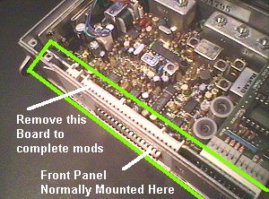 Key Showing Control Head Interface Board Layout