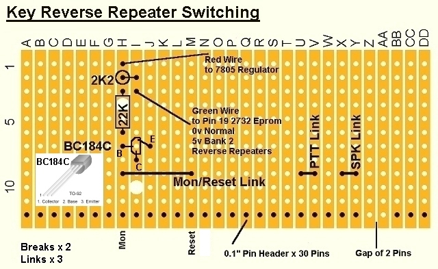 Key Reverse Repeater Switching